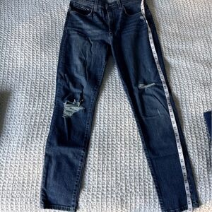 Joe's Jeans Dark Blue women’s Distressed Skinny Jeans w30